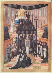 Fol.12v Odprowadzenie Anny Bretańskiej (1477-1514) do kościoła Saint-Saveur de Blois, 1515 r.
